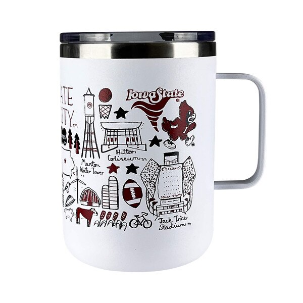 Julia Gash White Tumbler 17-Ounce